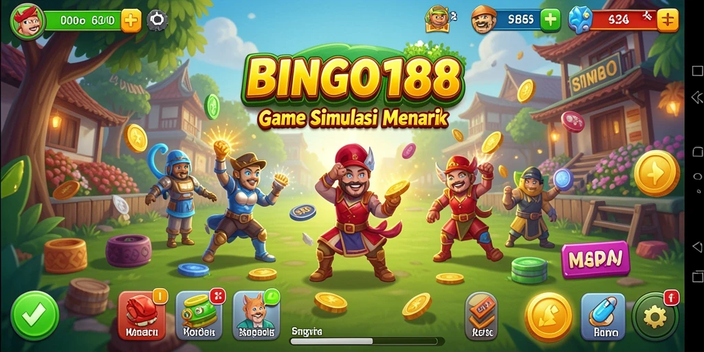 Tampilan permainan bingo BINGO188 yang seru dan interaktif.