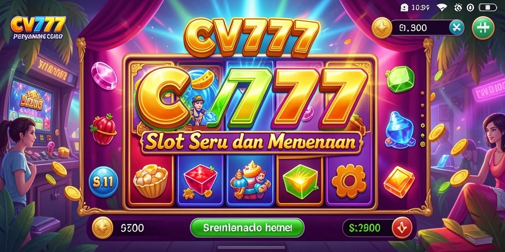 Tampilan gameplay Slot yang seru dan menarik di CV777.