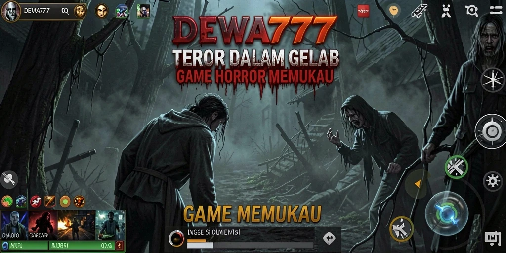 Menampilkan gameplay menegangkan di kegelapan yang misterius.
