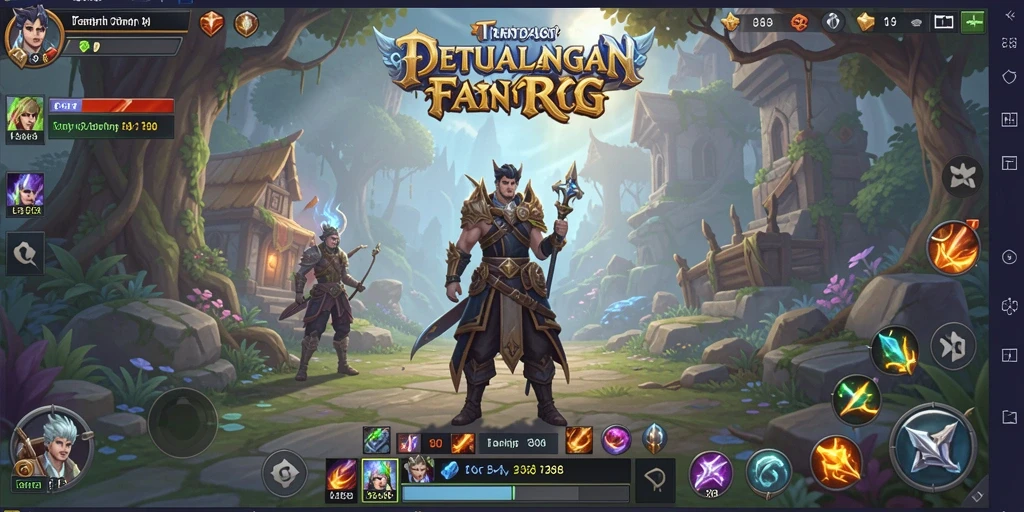 Gameplay E88 menampilkan pertarungan seru dalam dunia fantasi.