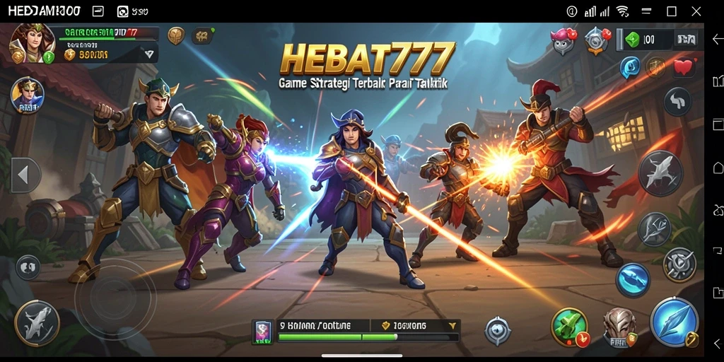 Tampilan gameplay HEBAT777 yang penuh strategi dan taktik menarik.