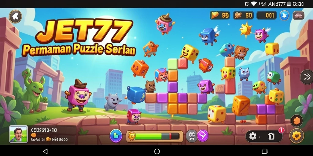 Tampilan gameplay JET77 yang menarik dan penuh tantangan.