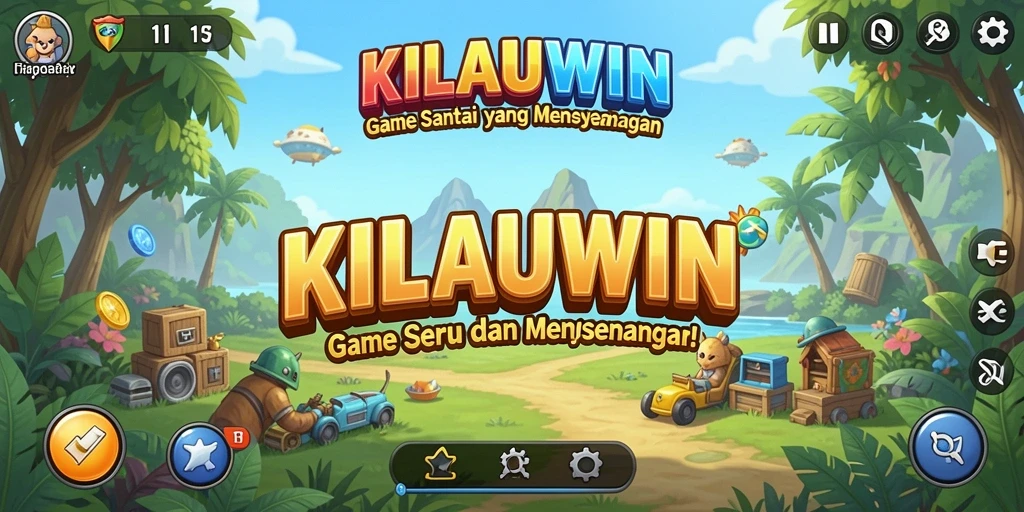 Tampilan gameplay KILAUWIN yang ceria dan menawan.
