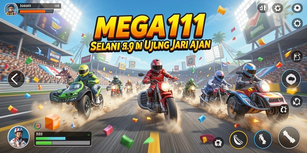 Gameplay balapan seru dan tantangan tak terduga.