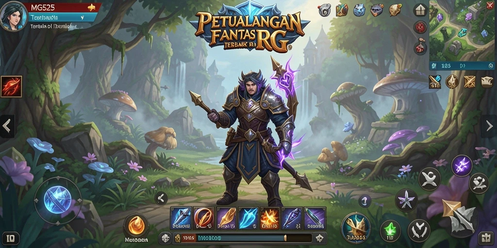Screenshot MG525 menampilkan aksi gameplay RPG yang mendebarkan.