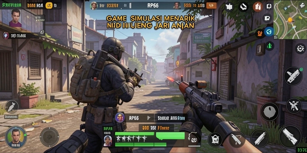 Tampilan gameplay menarik dari RP66 dengan desain simulasi yang mengesankan.