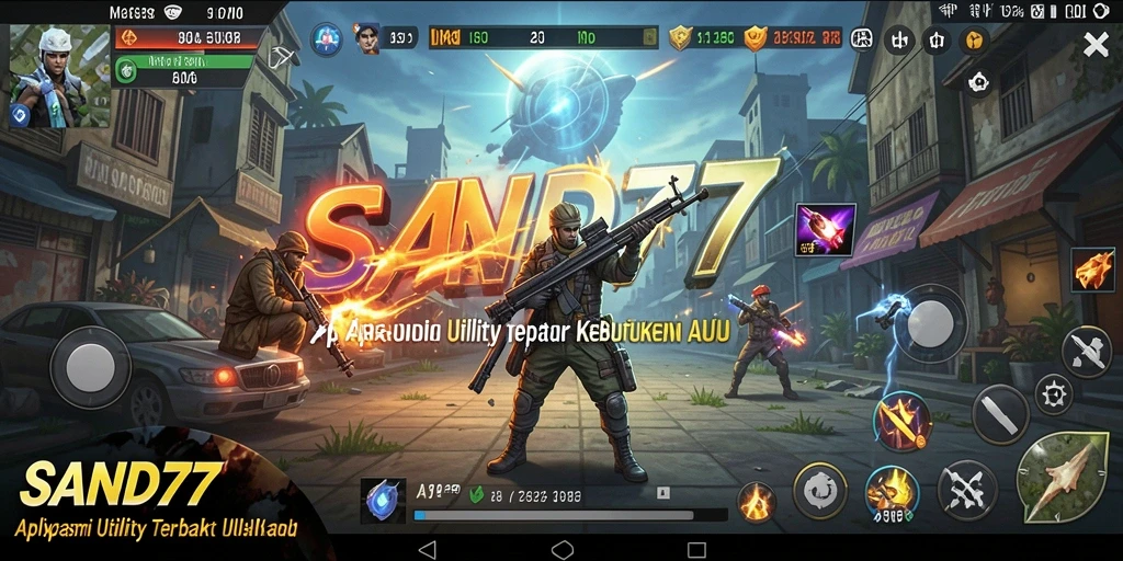 Tampilan antarmuka SAND77 yang modern dan fungsional.